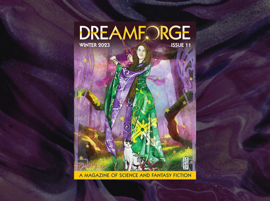“Pour One Out” in Print in DreamForge Magazine!
